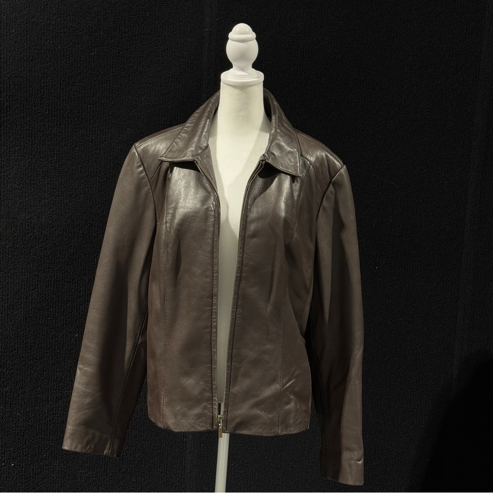 Sonoma Dark Brown Leather Jacket